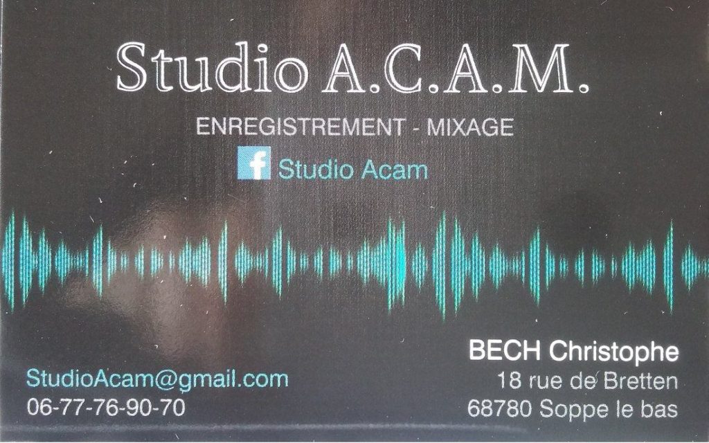 Studio d’ enregistrement A.C.A.M.