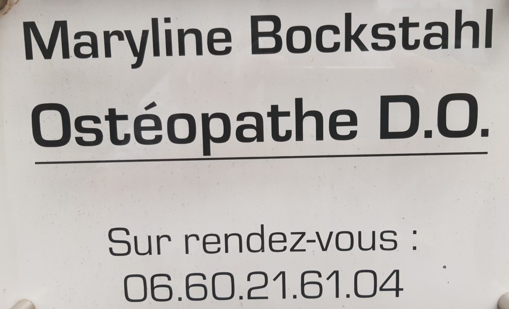 BOCKSTAHL Maryline Ostéopathe