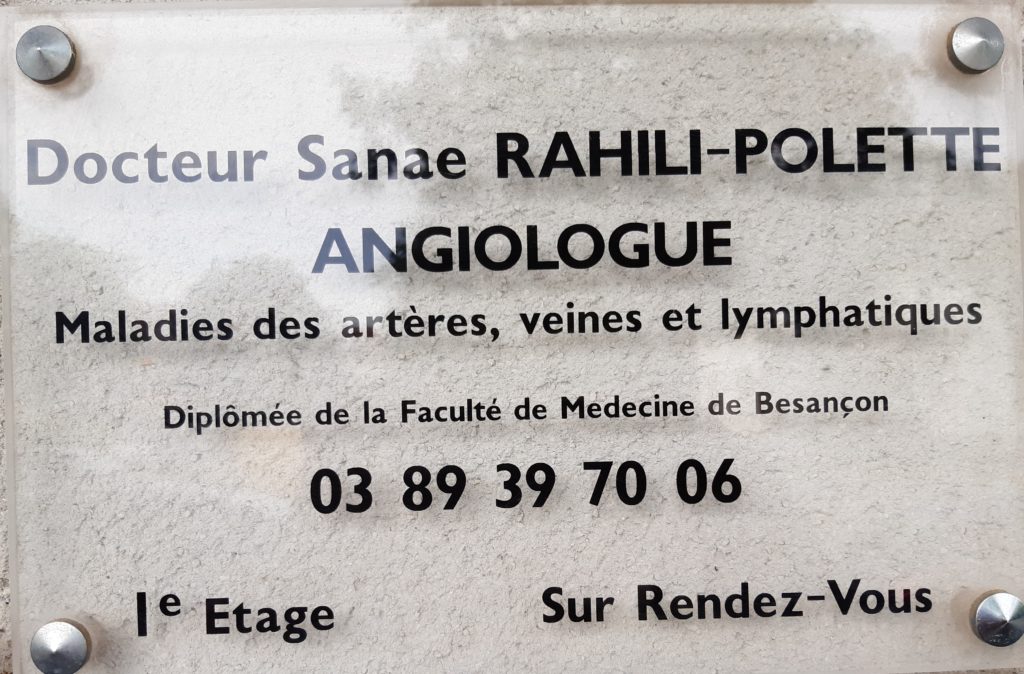 Docteur RAHILI POLETTE Sanae Angiologue