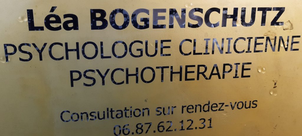 BOGENSCHUTZ Léa Psychologue Clinicienne- Psychothérapie