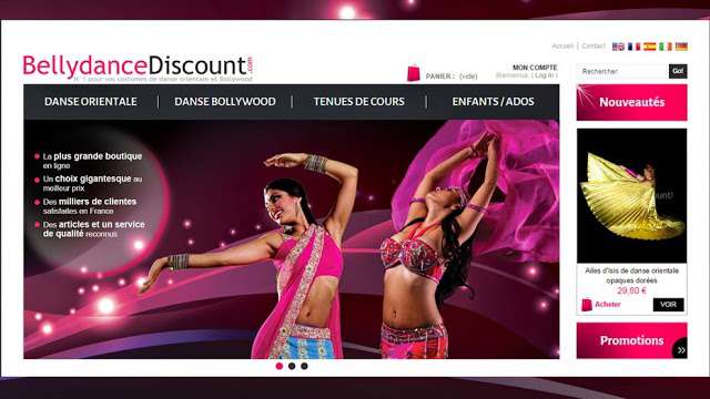 Bellydance – boutique en ligne