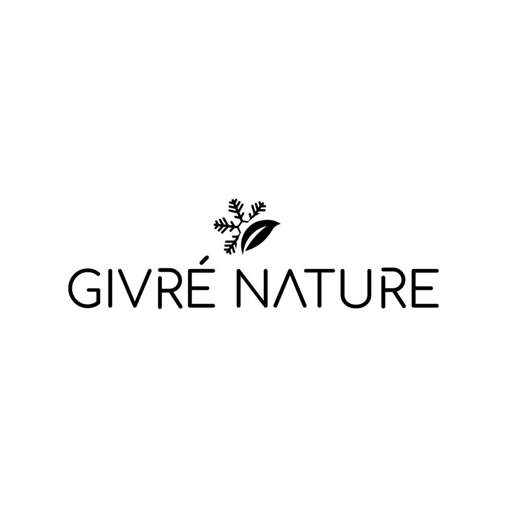 Logo Givre nature N&B-100%noir