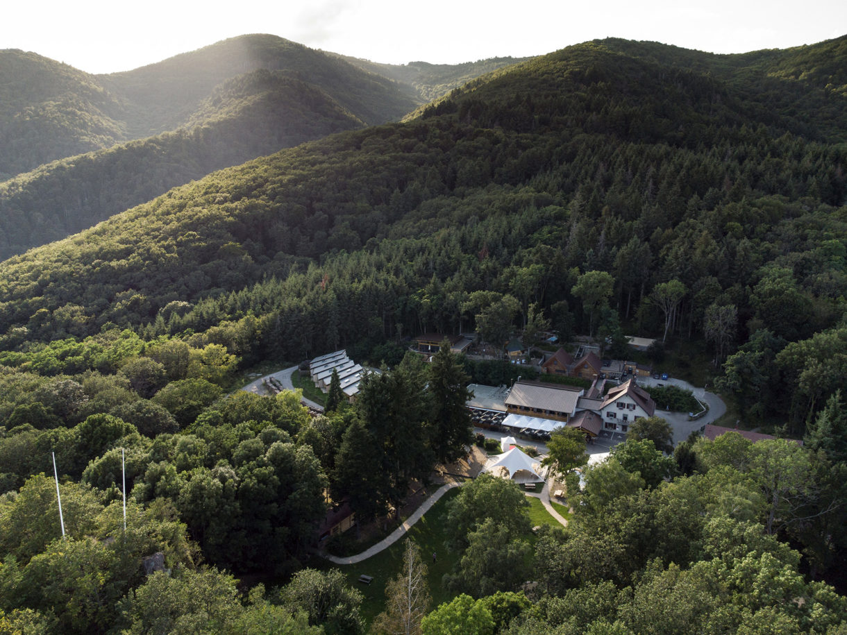 Vue d'avion Domaine du Hirtz